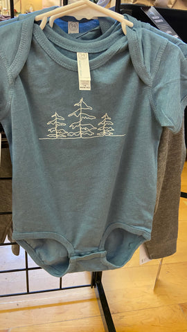 PNW Trees Onesie