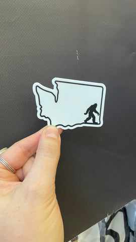 Sasquatch in Washington Sticker