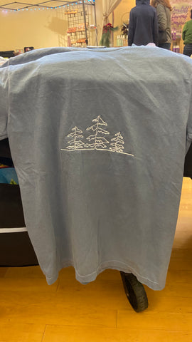PNW Three Trees Embroidered