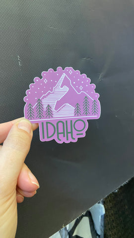 Idaho Mountains Sticker
