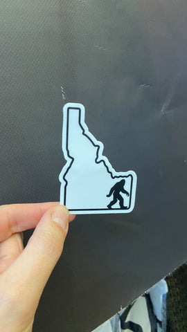 Sasquatch in Idaho Sticker