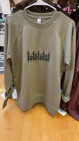 PNW Trees Embroidered