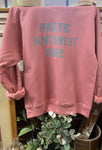 Pink PNW Babe Adult Crew Neck Sweater