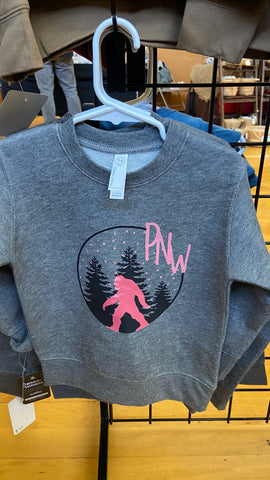Toddler Pink PNW Sasquatch