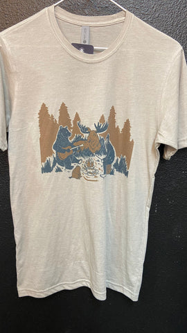 Campfire Buddies Adult Short Sleeve T-shirt