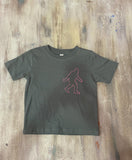 Hot Pink Sasquatch Toddler Tee