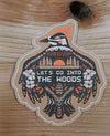 INTO THE WOODS STICKER